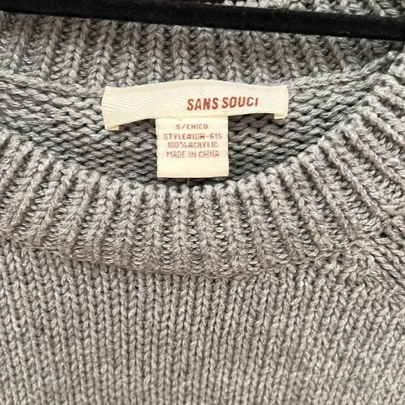 Grey distressed sweater - Picture 3 of 3